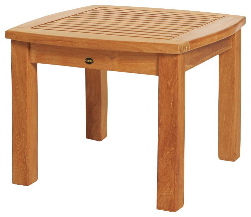 Teak Side Table Colorado   Square 24 quot(60 cm)   Transitional   Outdoor Coffee Tables   by ARB Teak  ampSpecialties  Houzz