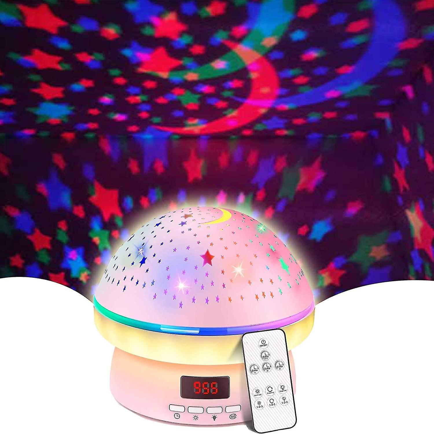 Girls Toys For 2-8 Year Old Kids， Night Light With Timer And Star Projector For 3-8 Year Old Kids