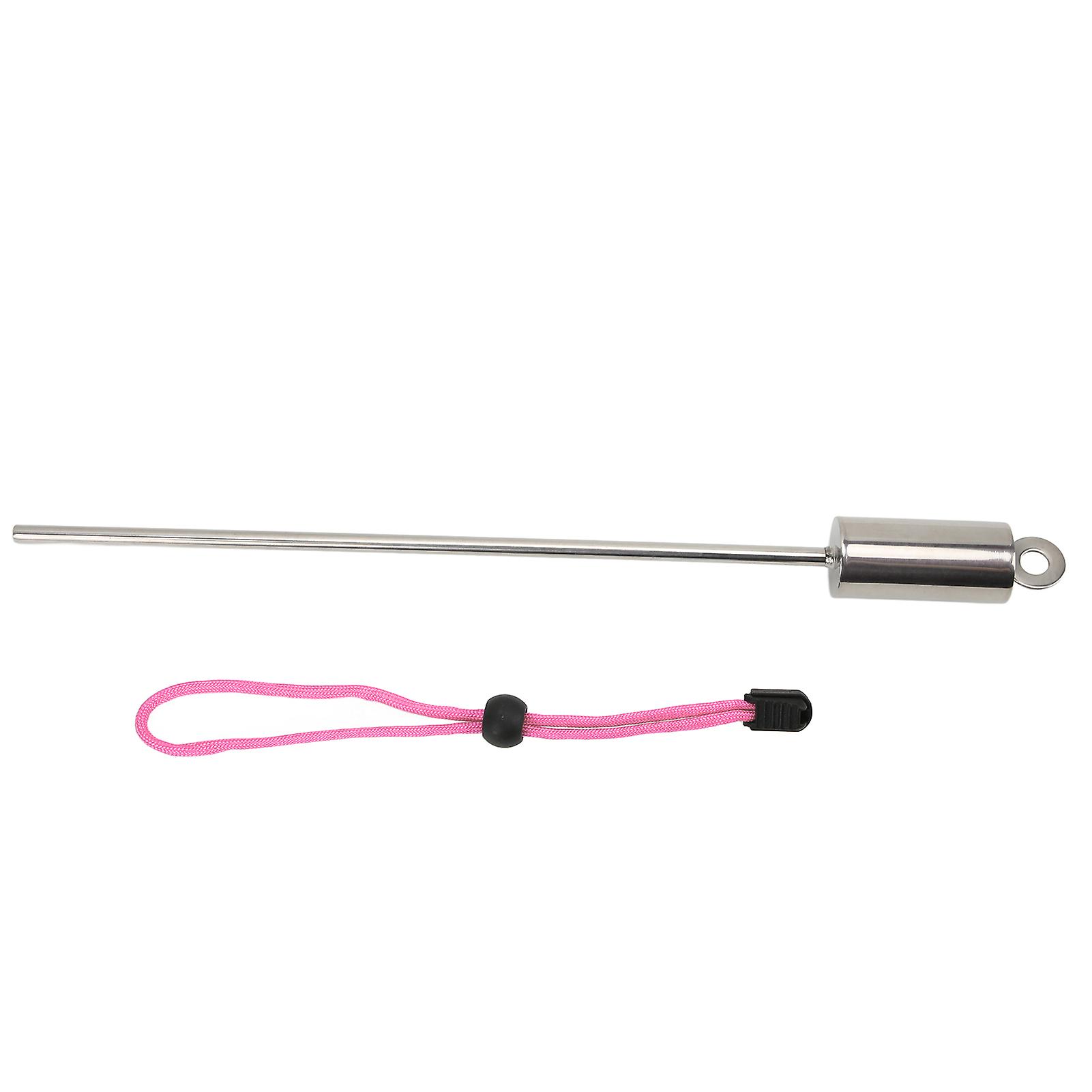 Tooke 30cm Diving Stick Pointer Rod With Scale Underwater Shaker Noise Maker With Lanyardpink