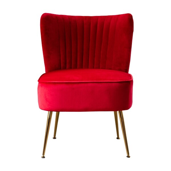 Haven Contemporary Velvet Upholstered Accent Chair