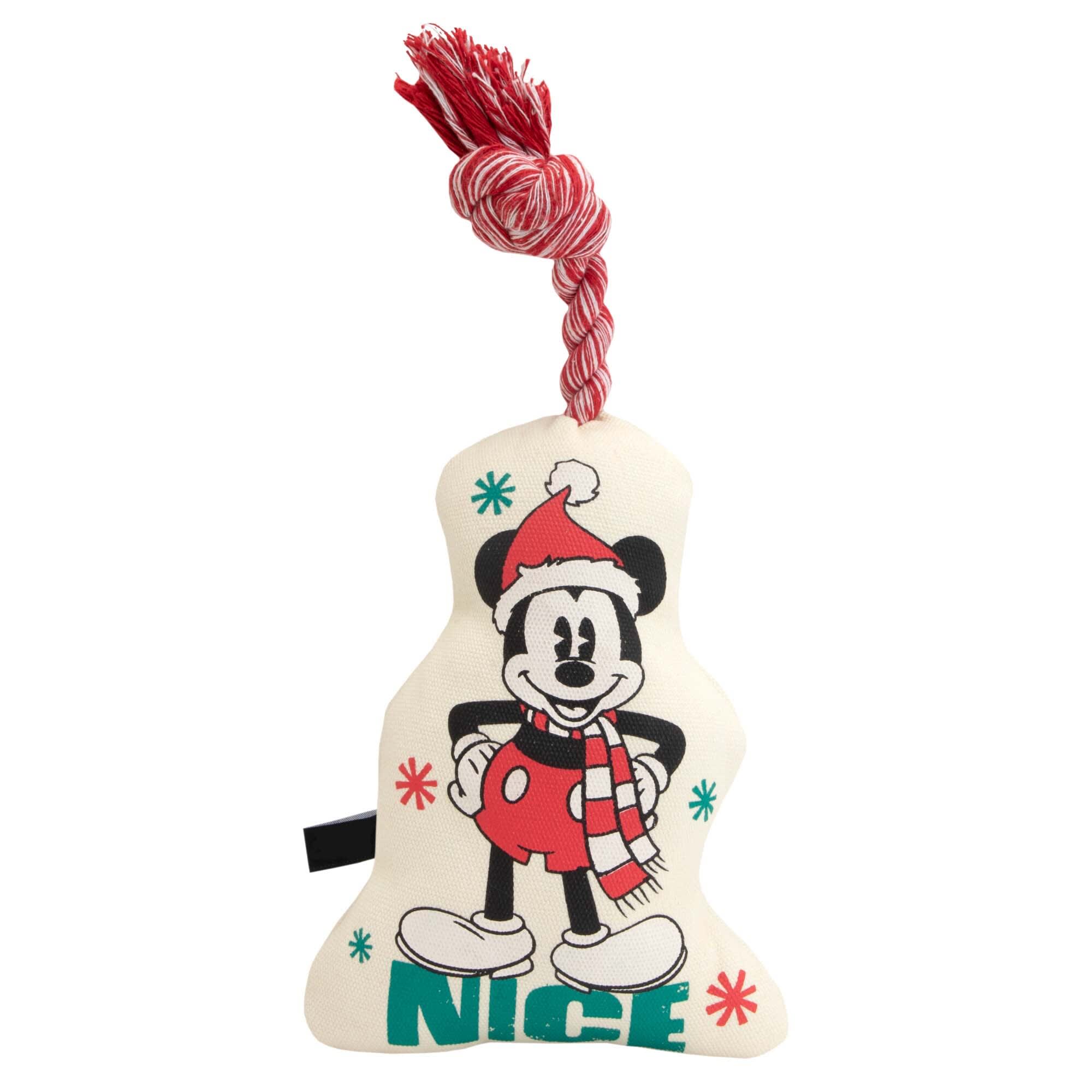 Harry Barker Mickey+Donald Naughty  Nice Plush Dog Toy， Medium