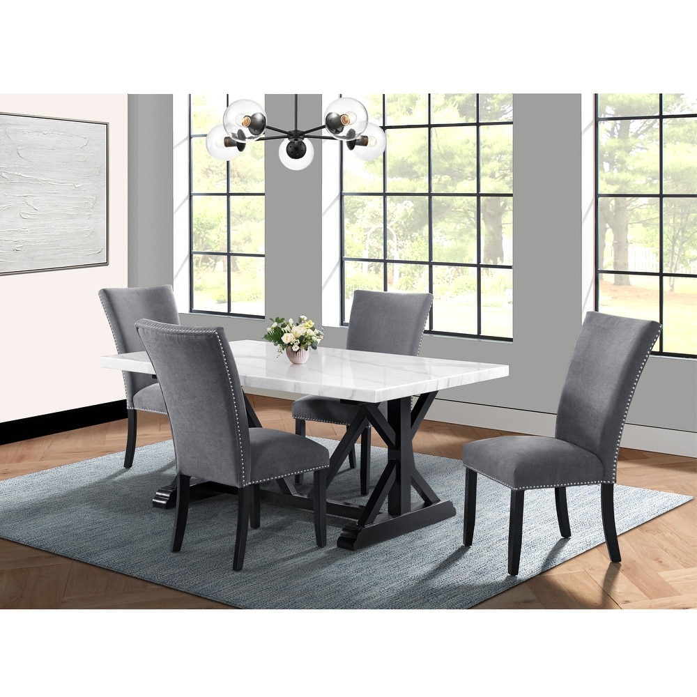 Picket House Furnishings Stratton 5PC Standard Height Dining Set