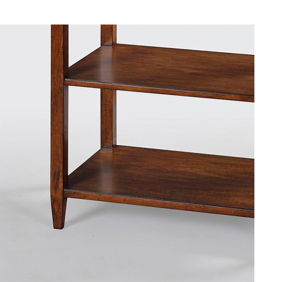 Classic Three Tier Side Table   Transitional   Side Tables And End Tables   by English Georgian America  Houzz