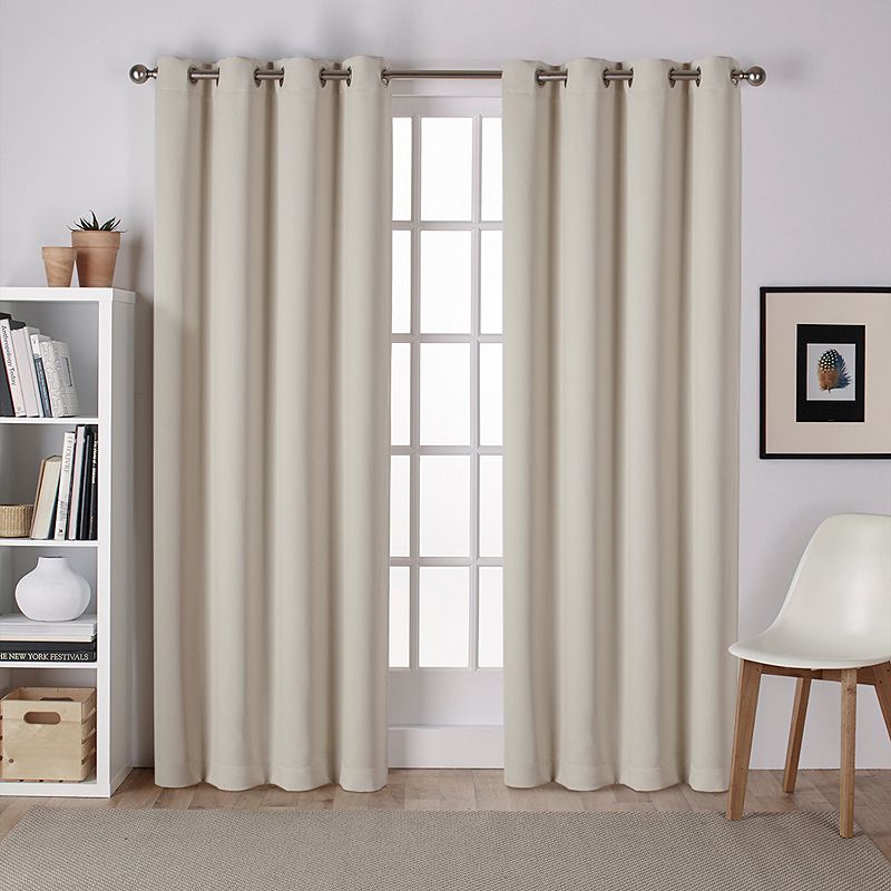 Exclusive Home 2-pack Sateen Twill Woven Blackout Window Curtains