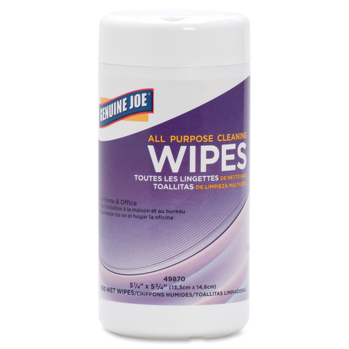 Genuine Joe All Purpose Cleaning Wipes  GJO49870CT