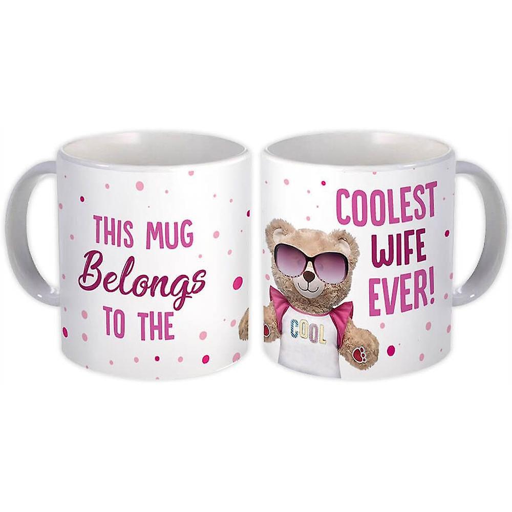 Gift Mug: Coolest WIFE Ever Bear Best