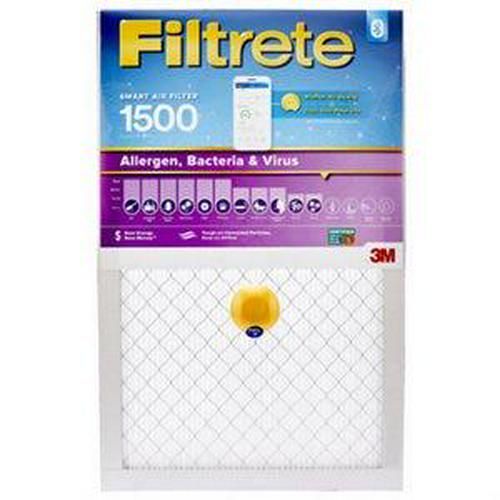 Filtrete Smart Bluetooth Air Filter， 1500 Rating， 16x25x1-In. 4 Pack