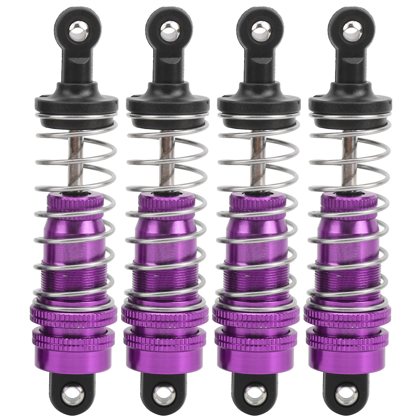 4pcs Shock Struts Damper Replacement Accessory Fit For Wltoys 144001 1/14 Rc Carpurple