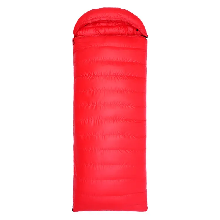 Outdoor Waterproof Goose Down Sleeping Bag Adult Portable Winter Camping Mountaineering Equipment Envelope Sleeping Bag