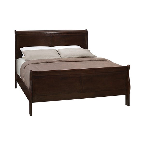 Bruno Traditional Cappuccino 4-piece Bedroom Set - - 33988017