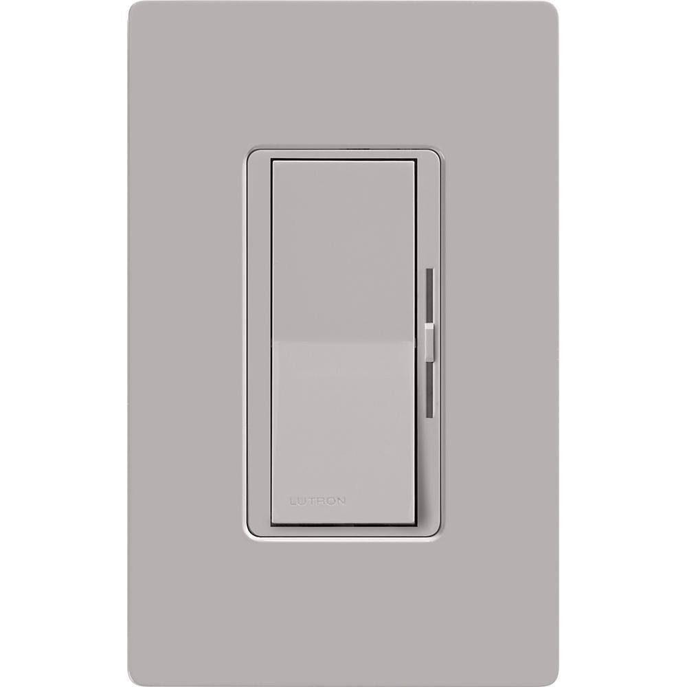 Lutron Diva LED+ Dimmer Switch for Dimmable LED and Incandescent Bulbs 150-WattSingle-Pole or 3-Way Gray (DVCL-153PR-GR) DVCL-153PR-GR