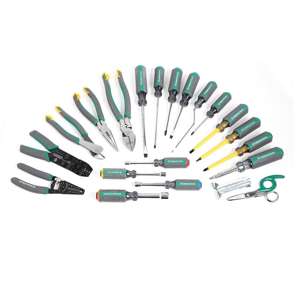 Commercial Electric Electrician's Tool Set (22-Piece) CE180607