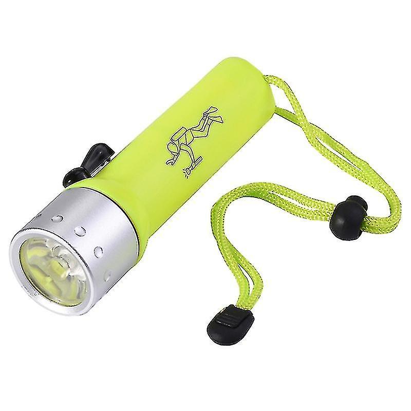 Waterproof Underwater Flash Light Torch Led Scuba Diver Diving Flashlight