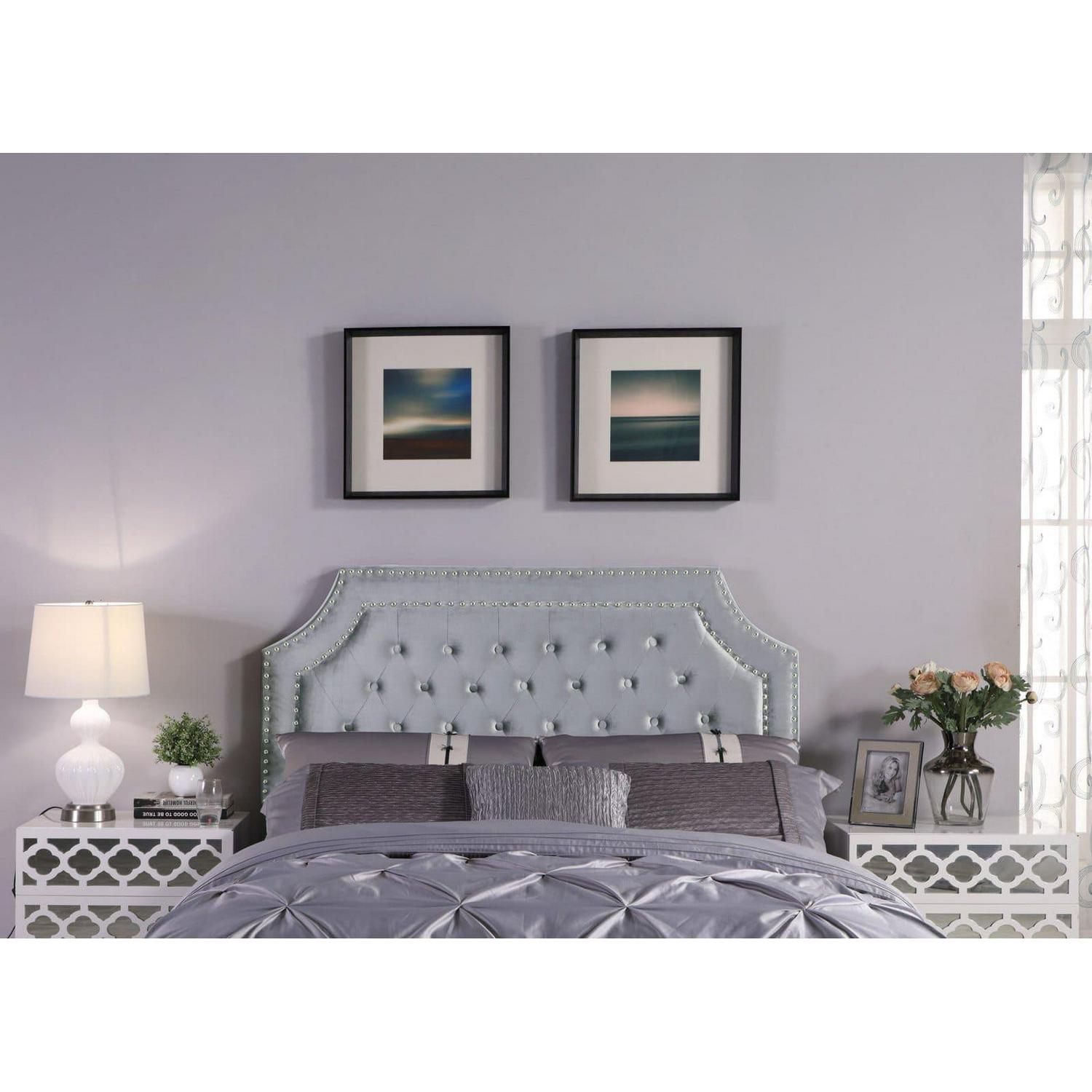 Chic Home Leda Velvet Upholstered Headboard