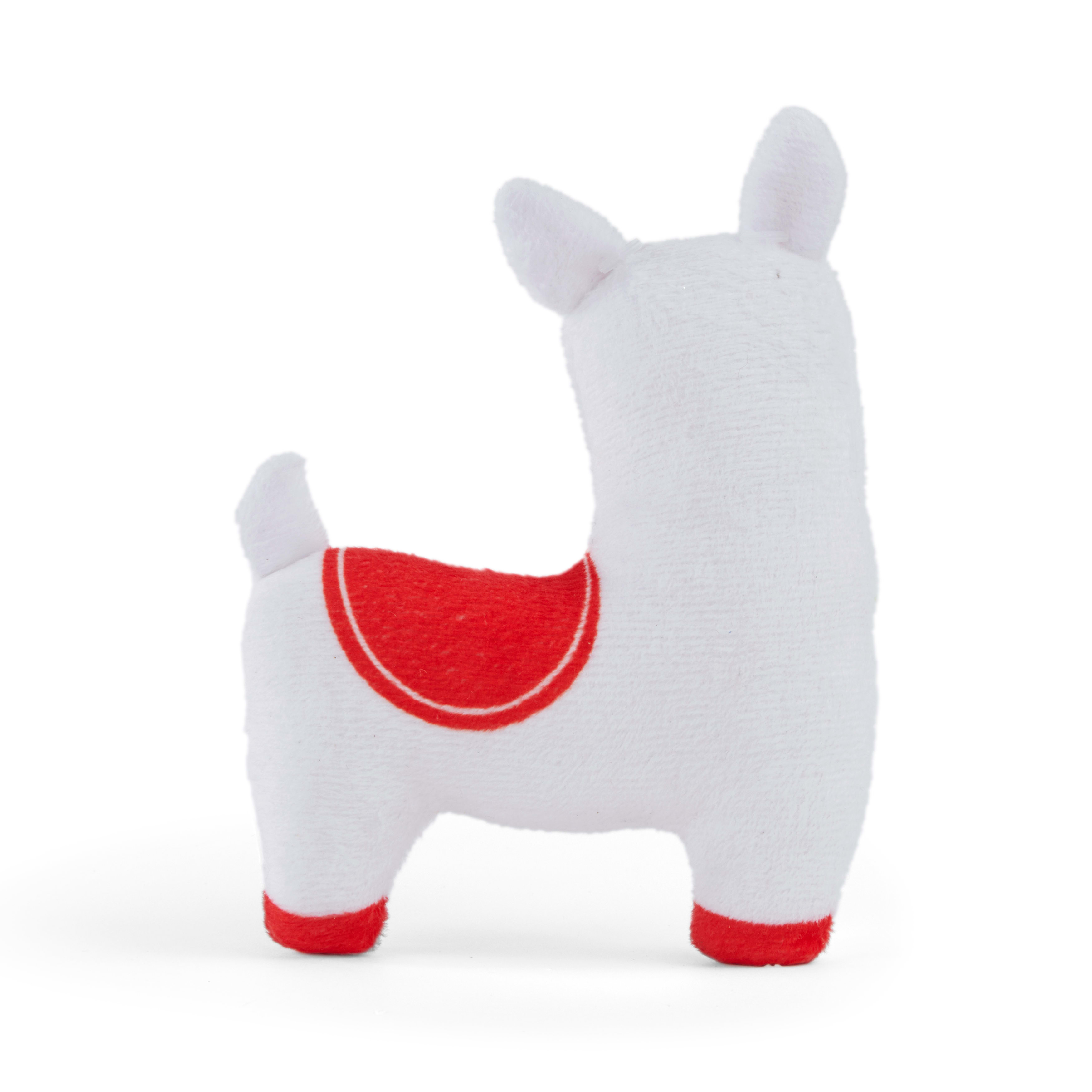 More and Merrier Plush Llama Dog Toy， X-Small