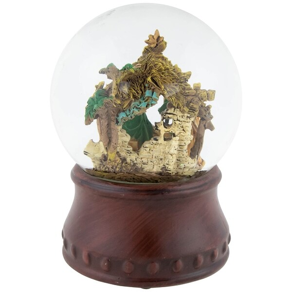 Christmas Nativity Musical Snow Globe