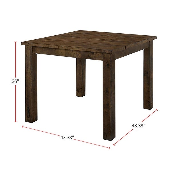 Wood Dining Table in Rustic Oak - Rustic Oak