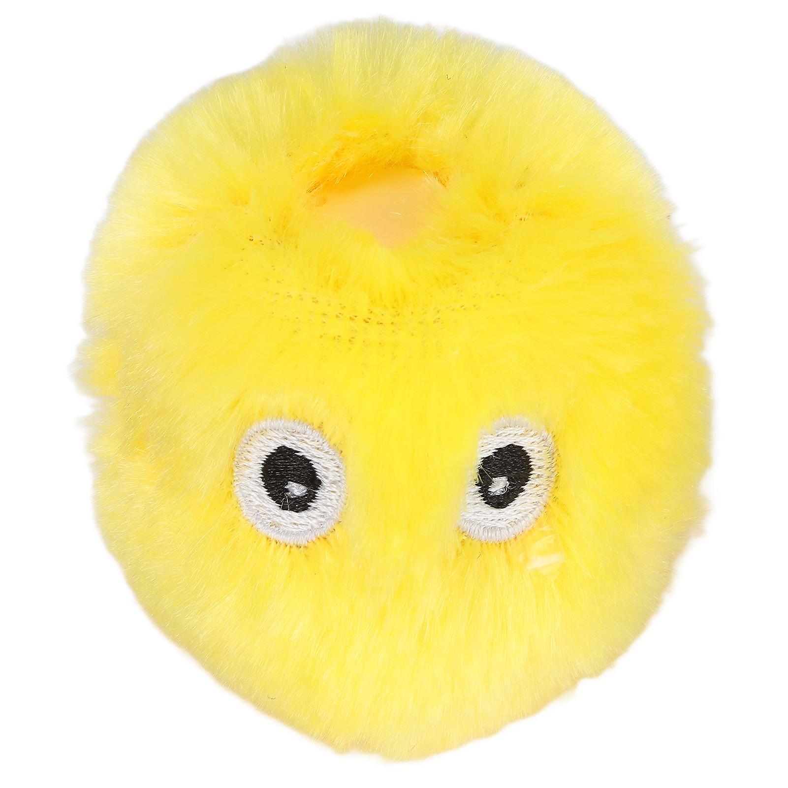 Plush Cat Toy Balls Fluffy Cat Toy With Lifelike Animal Sound And Catnip For Cat Exerciseyellow (crickets Sound)