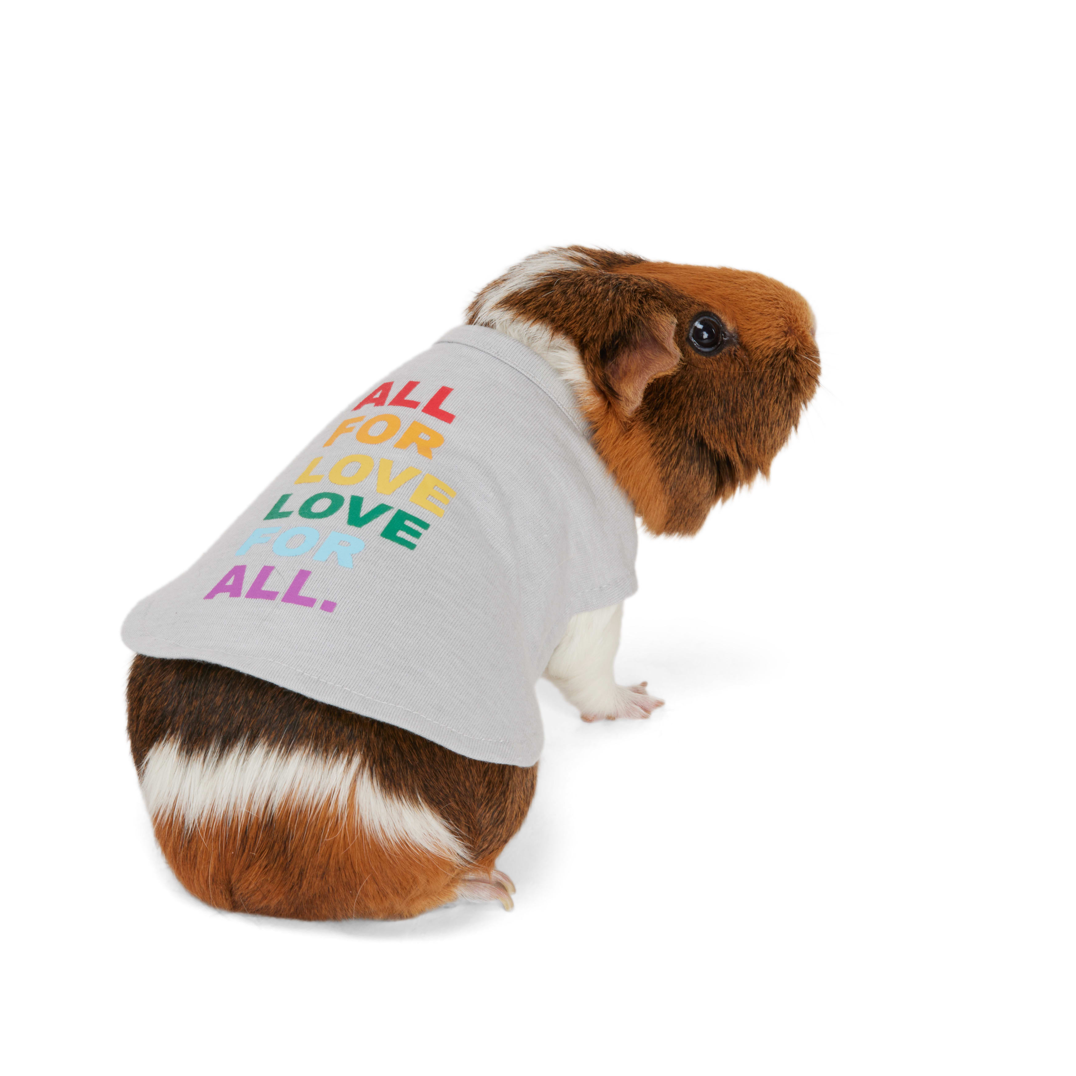 YOULY Love is Love Small Animal Tee， X-Small