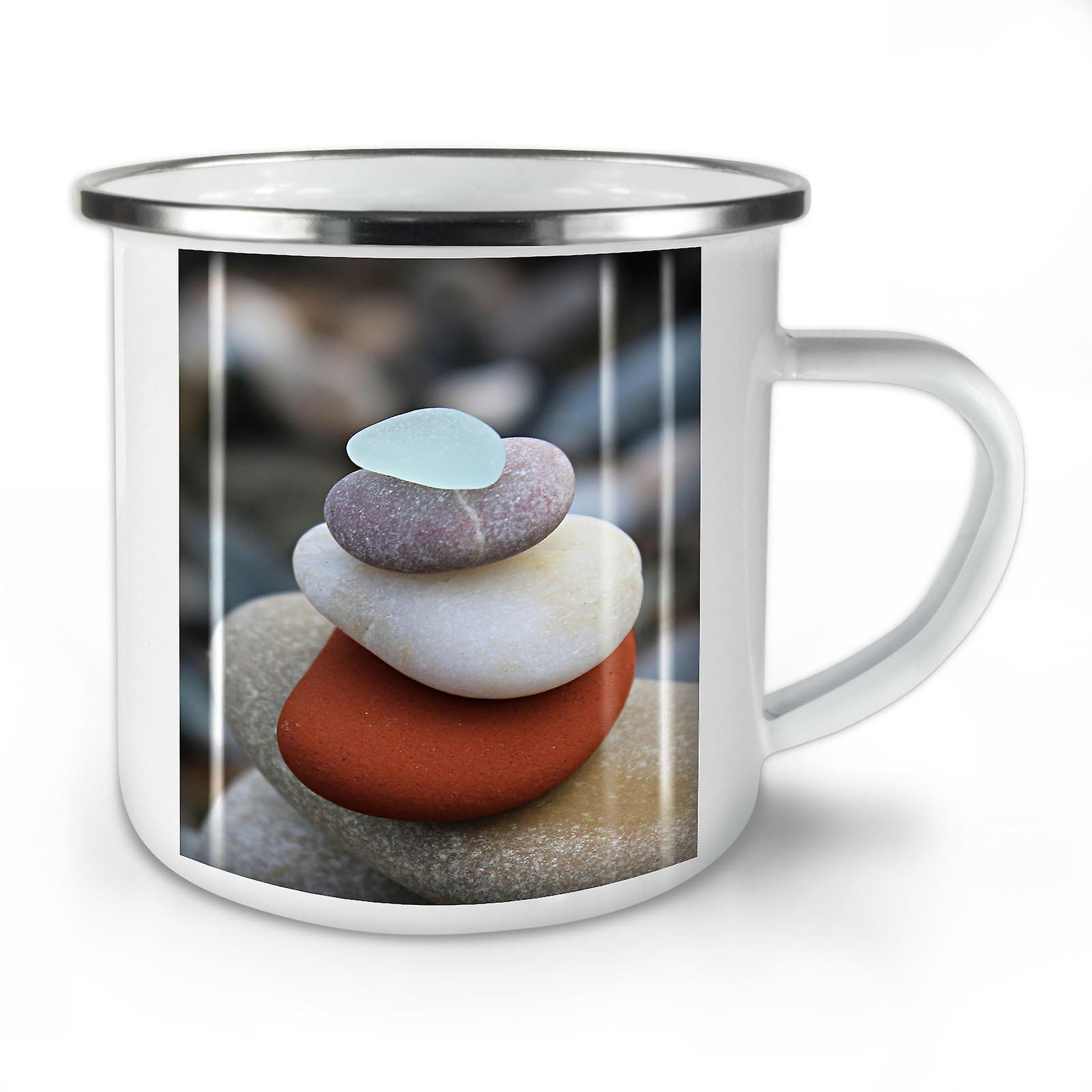 Rock Beautiful Nature NEW WhiteTea Coffee Enamel Mug10 oz | Wellcoda