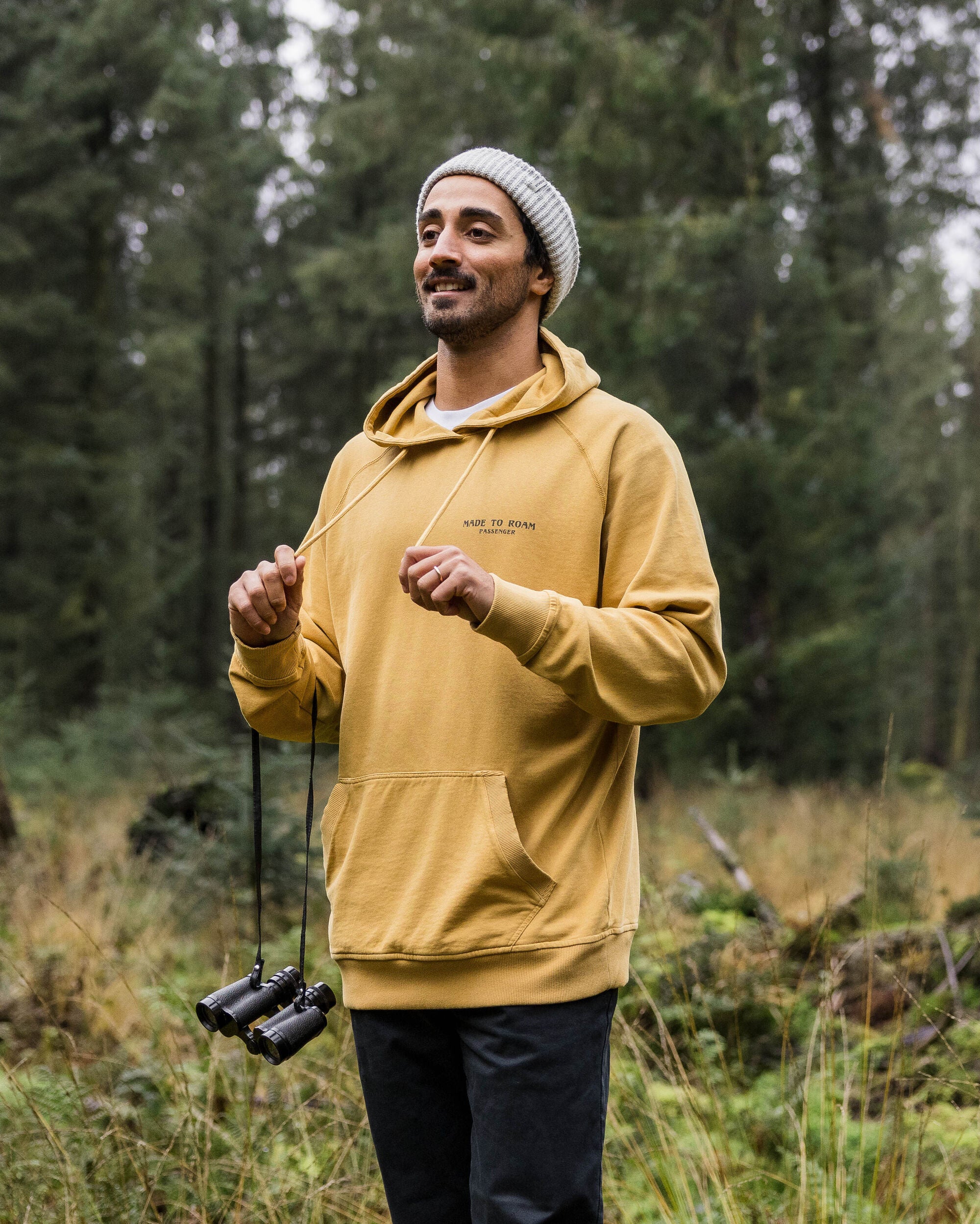 Sundown Recycled Cotton Hoodie - Mustard Gold