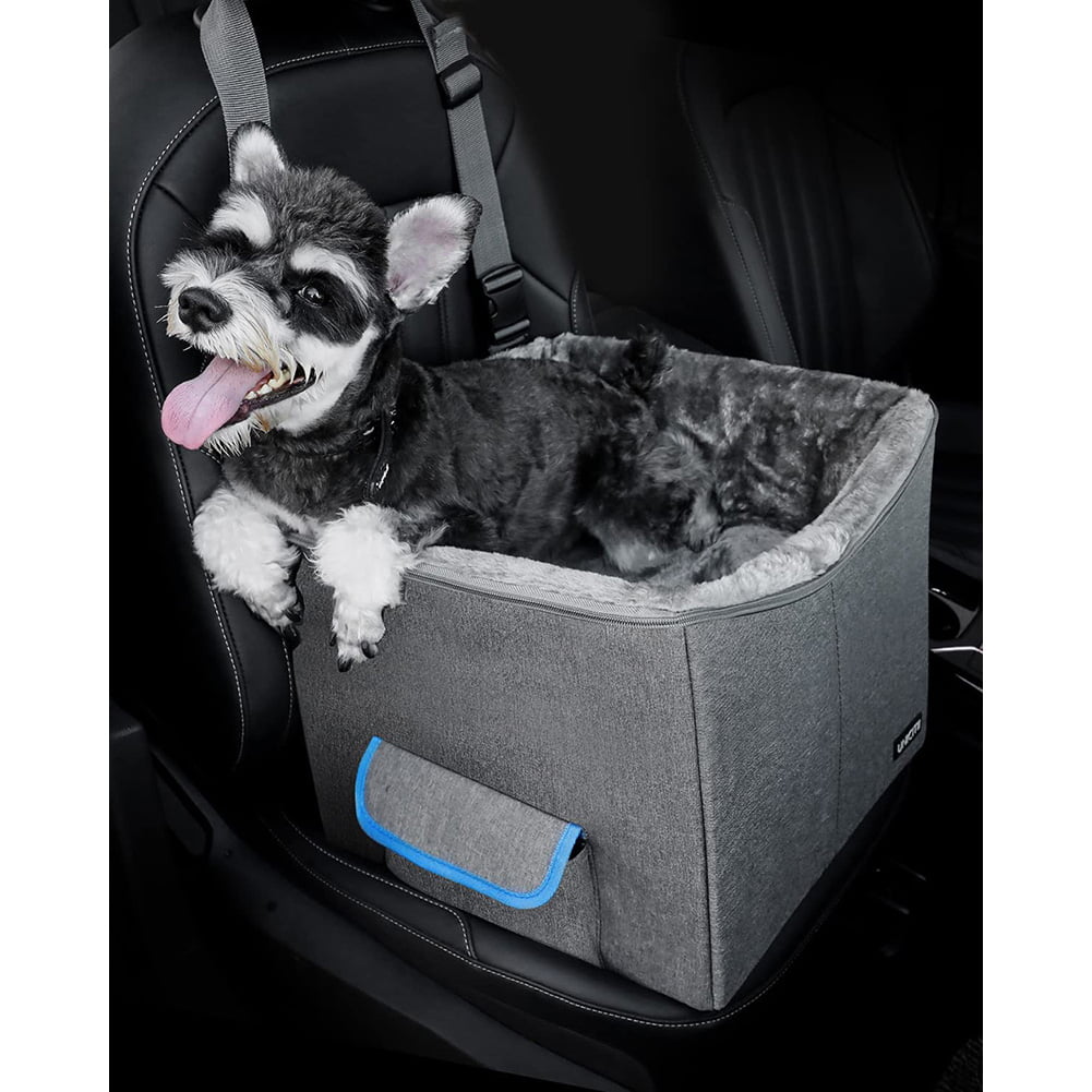 Lookout Car Booster Seat for Small Dogs， Pet Booster Seat， Elevated Dog Booster Seat， Lookout Car Booster Seat for Small Dogs up to 25 lbs.