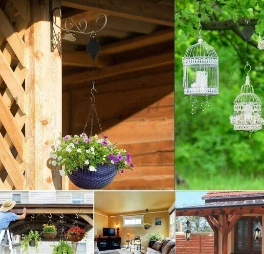 49% 0FF🌳Plant Pulley Set For Garden Baskets Pots, Birds Feeder