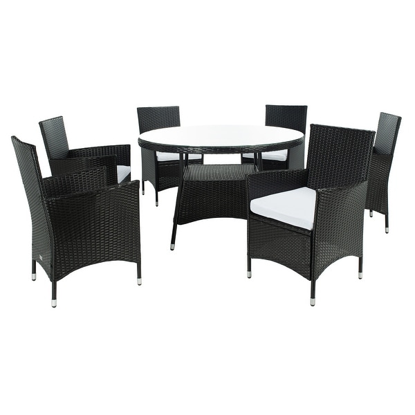 SAFAVIEH Outdoor Living Challe 7Piece Patio Dining Set