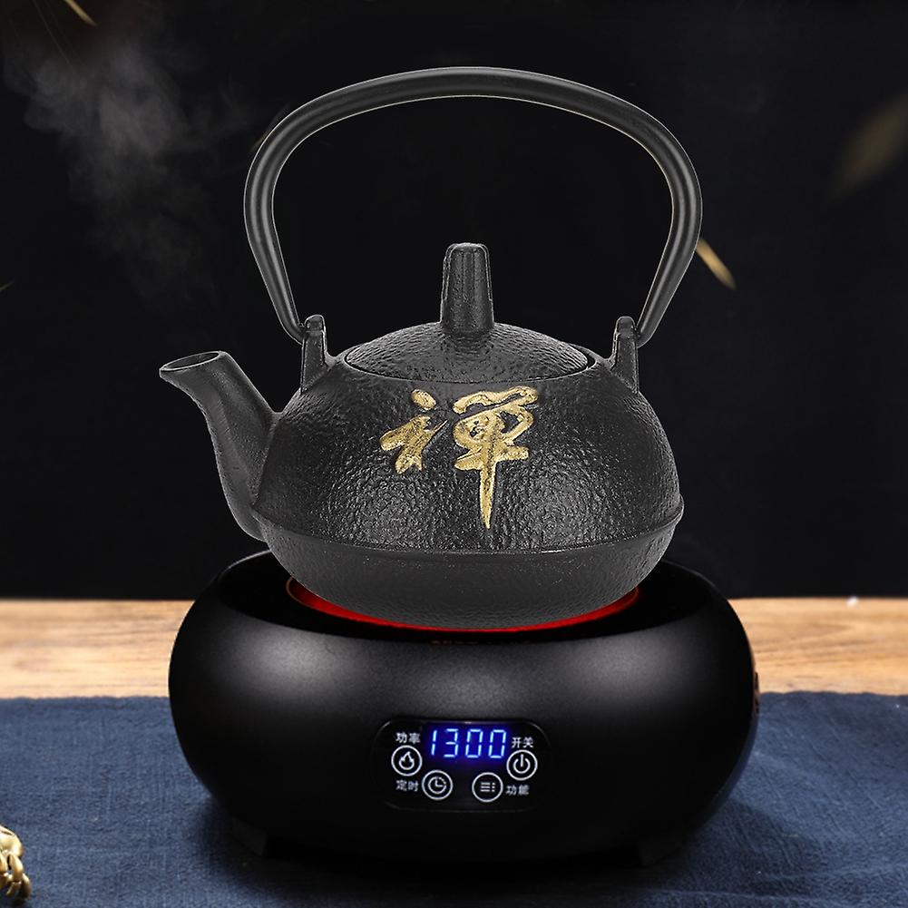 Iron Teapot Kettle Uncoated With Strainer 0.3l Tea And Zen Set Boiler For Home Tea House