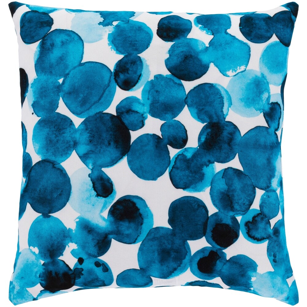 Artistic Weavers Zanya Modern Watercolor Circles Throw Pillow