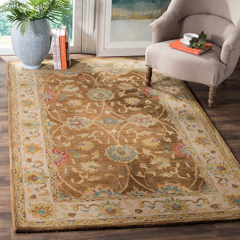 Safavieh Anatolia Robyn Framed Floral Wool Rug