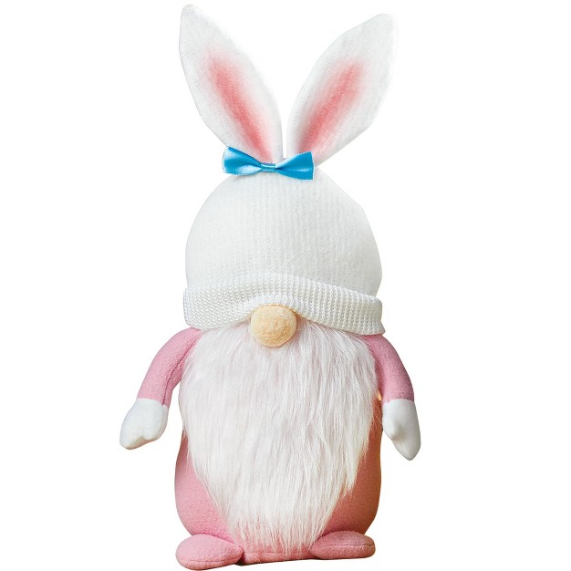 Collections Etc Adorable Easter Gnome Pastel Accent Pillow