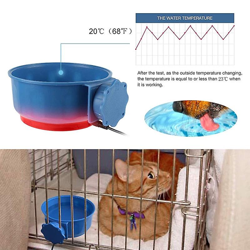 600Ml electric heating dog bowl