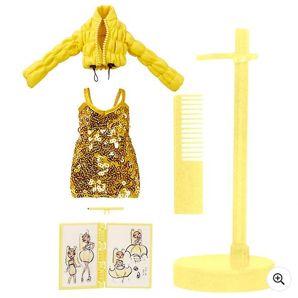 Rainbow high fantastic sunny madison yellow doll fashion playset