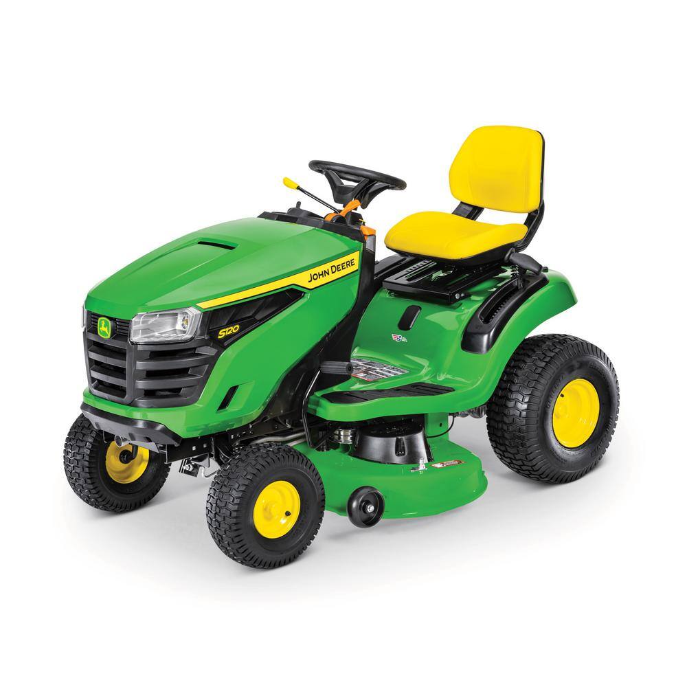 John Deere S120 42 in. 22 HP V-Twin Gas Hydrostatic Riding Lawn Tractor BG21272