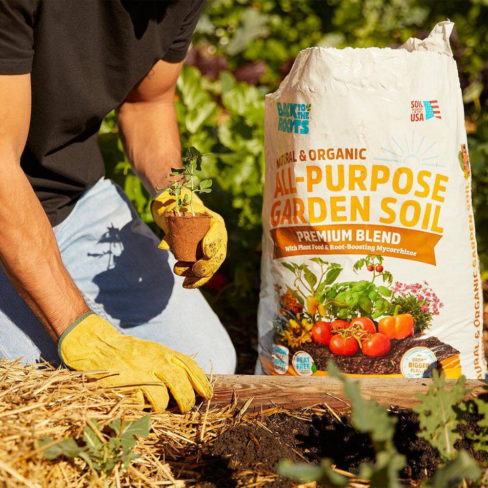 Back to the Roots (60 1 cu. ft. bags) Organic Garden Soil Pallet 47011