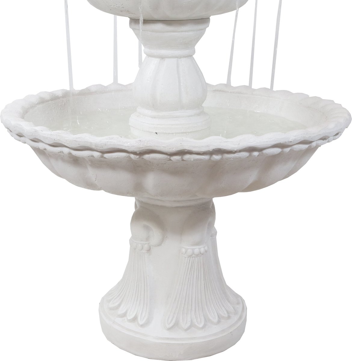 Sunnydaze Decor 3-Tier Welcome Garden Water Fountain