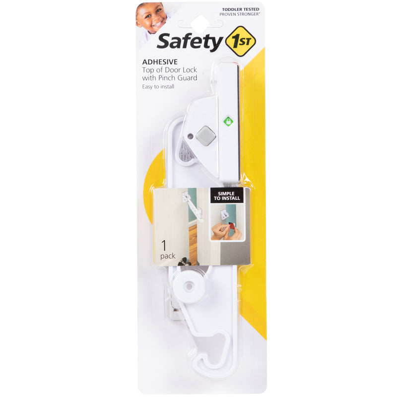 TOP DOOR LOCK WHT 1PK