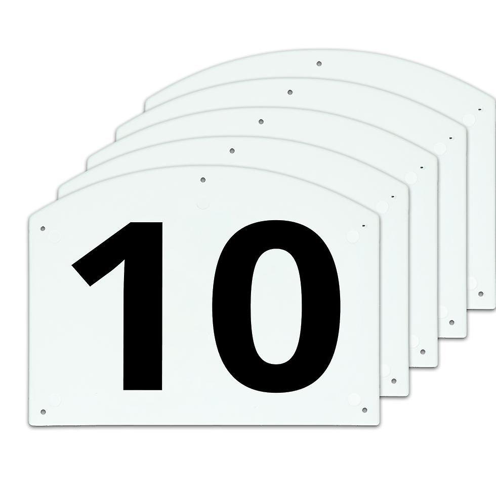 Jump To Numbers Barrier Markers For Animal