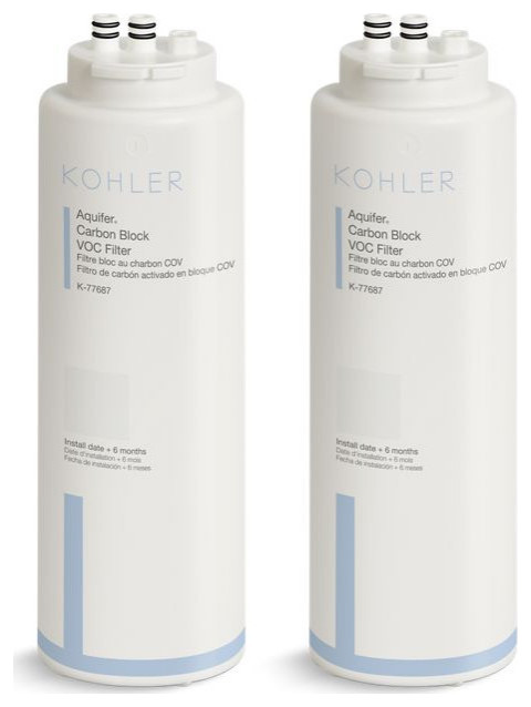 Kohler Aquifer 2 Pack Replacement Filter Cartridges  Not Applicable   Water Filtration Systems   by The Stock Market  Houzz