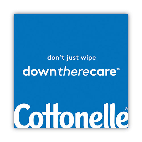 Kimberly-Clark Cottonelleandreg; Fresh Care Flushable Cleansing Cloths | 1-Ply， 3.75 x 5.5， White， 42