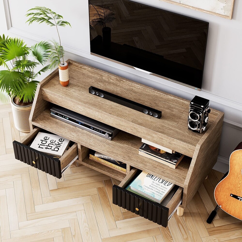 TV Stand with Storage for 50 inch TV