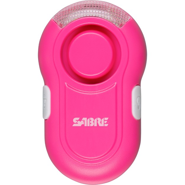 Sabre Personal Alarm With Led Light Pink