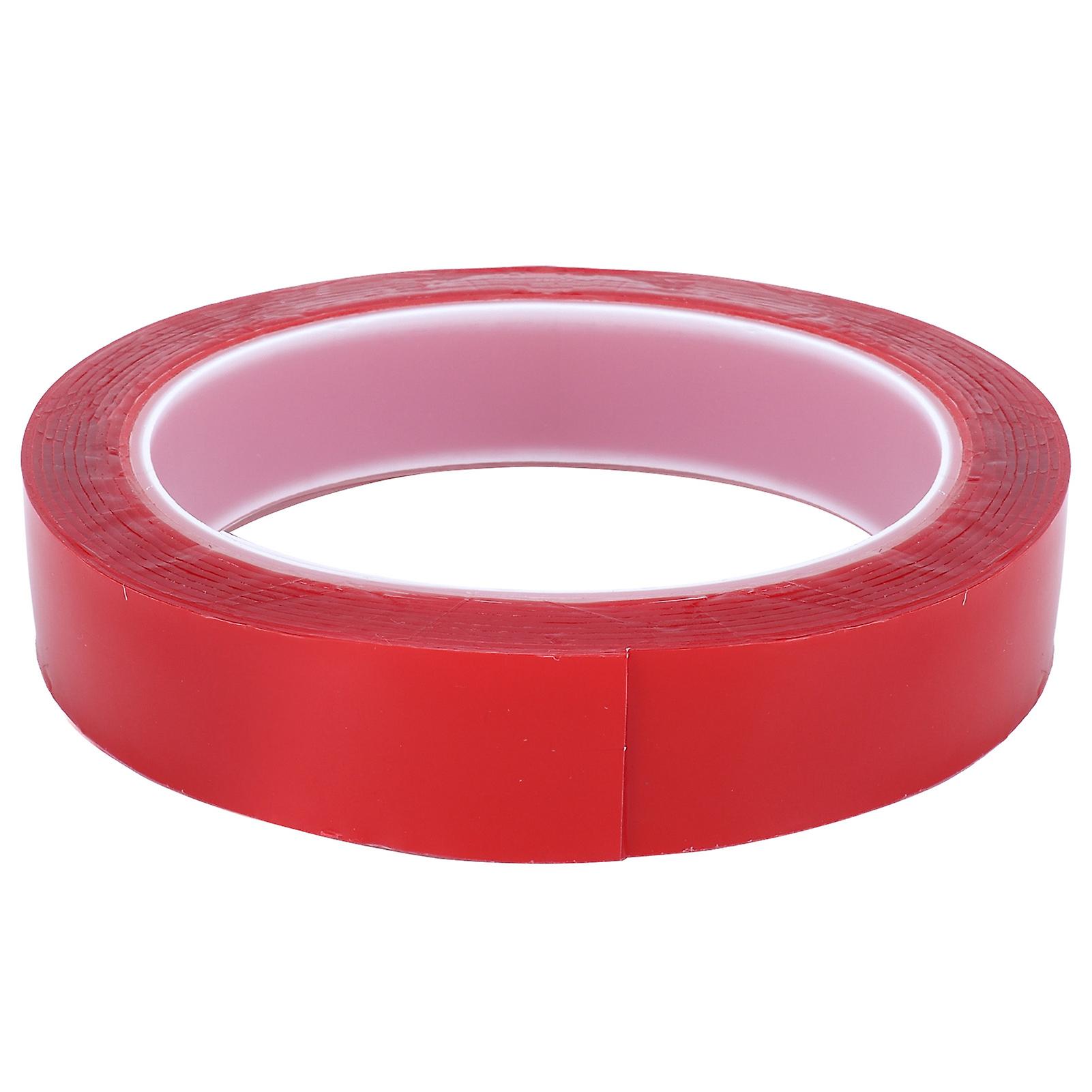 Double Sided Tape Nanometer Seamless Removable Adhesive Tape For Wall Photo Poster Red2cm X 3 M