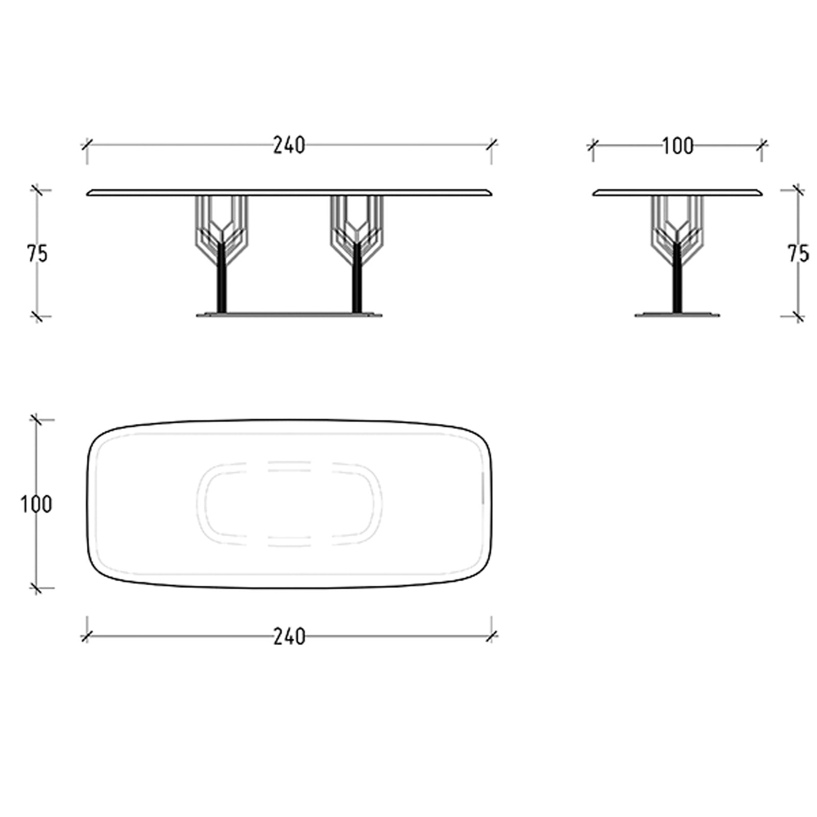 Bug Dining Table Bug-240