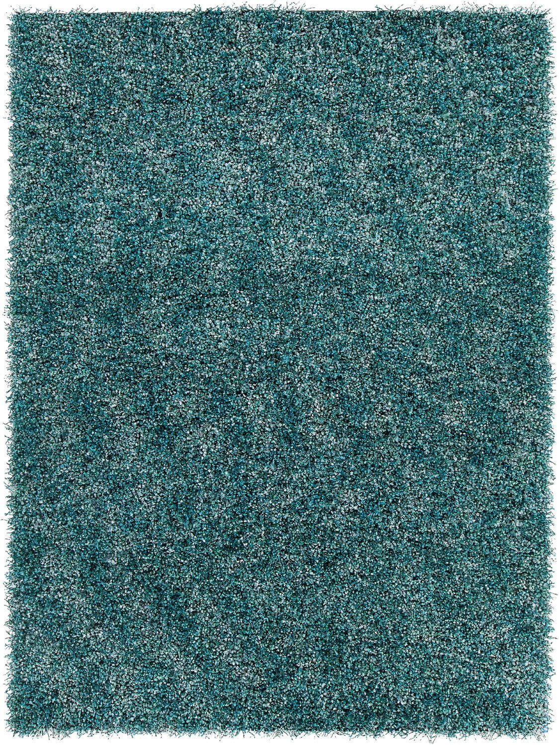 Blossom Blue Hand Woven Shag Rug