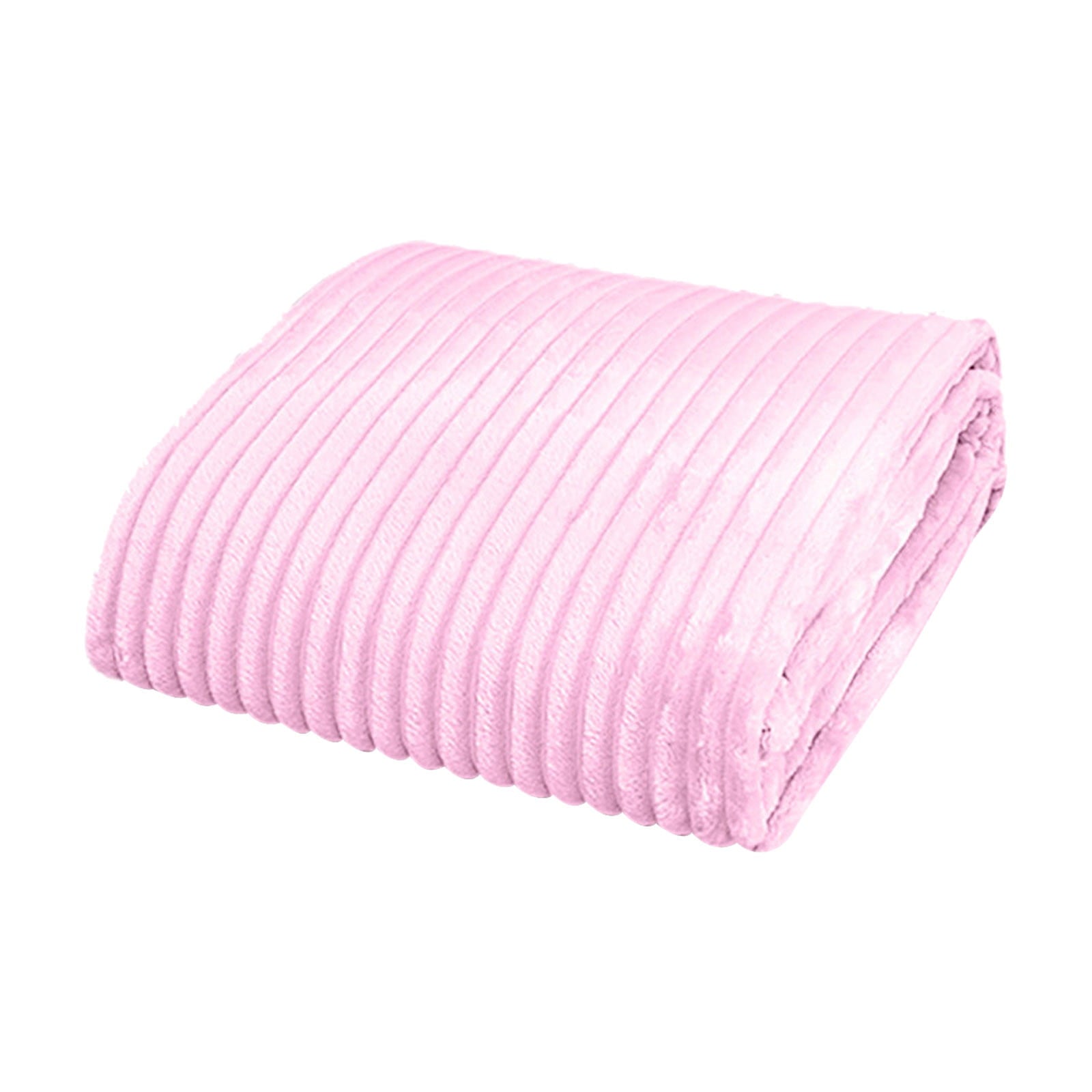 Puntoco Clearance 27X39In Flannel Blanket Soft Warm Cozy Bed Blanket Plush Sofa Throw Blanket Pink