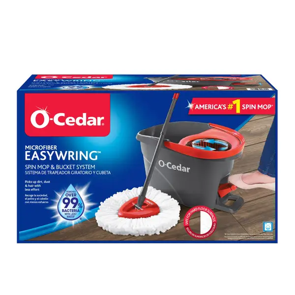 O-Cedar Easy Wring Spin Mop and Bucket