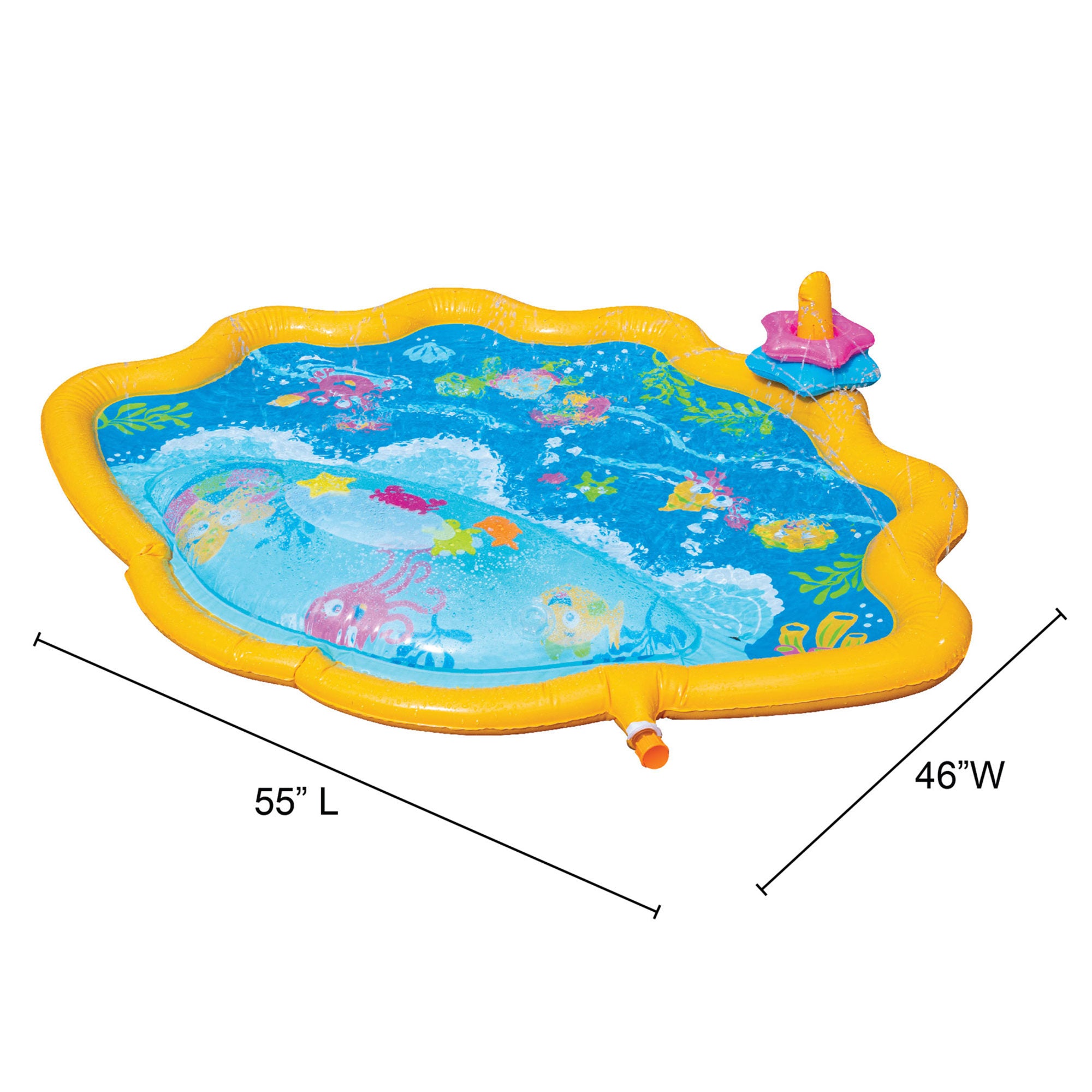 Banzai Jr. Tidepool Discovery Sprinkling Mat, 18 Months & Up