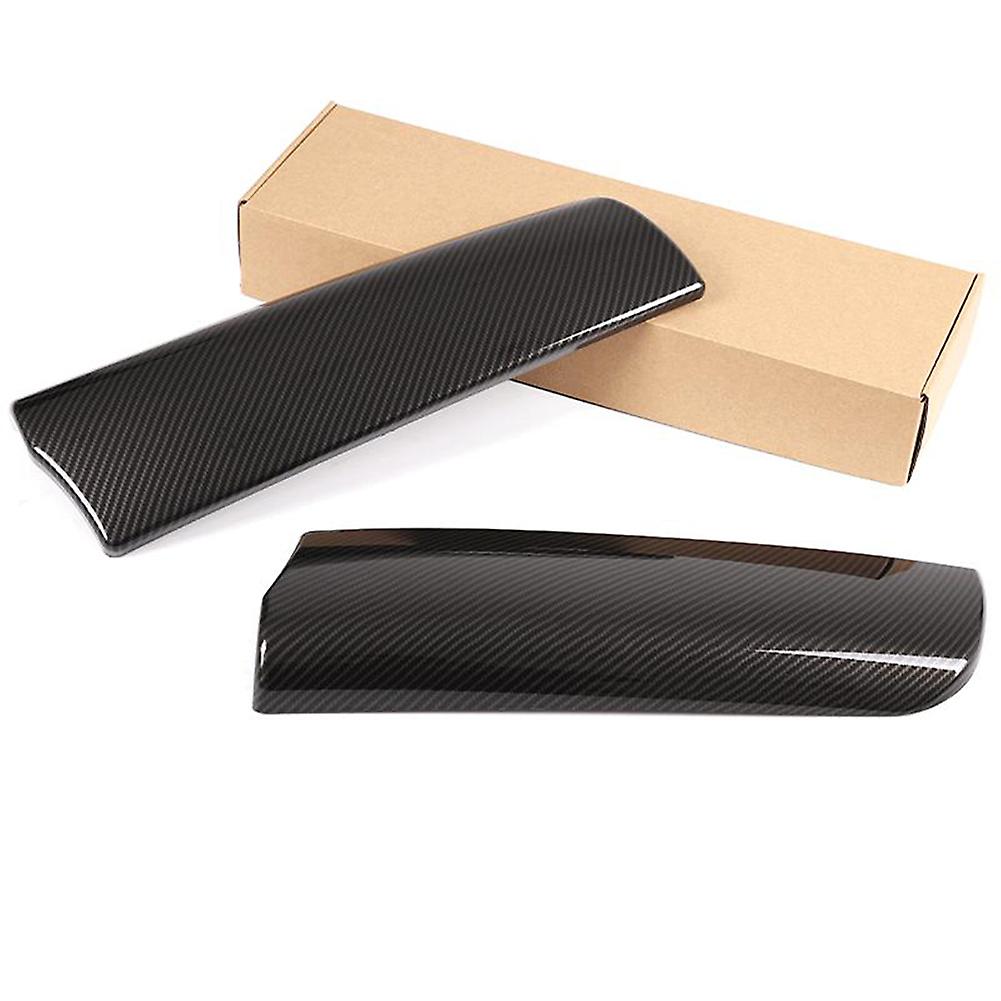 Car Armrest Box Cover Carbon Fiber Center Armrest Box Trim Cover Auto Modification For Bmw 7 Series F01 F02 09-14